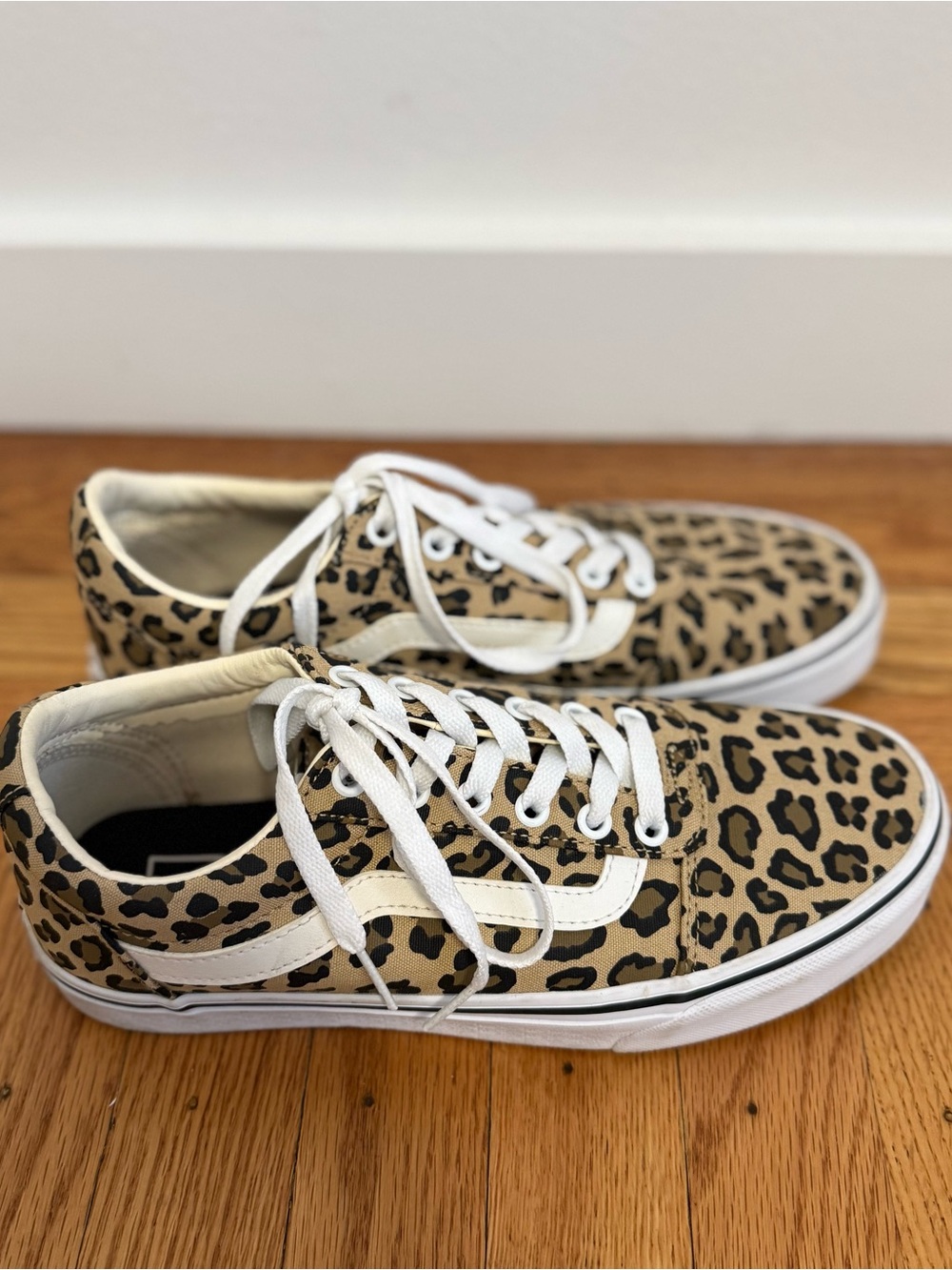 Old Skool Vans / Leopard Print / W9.5 / Like New